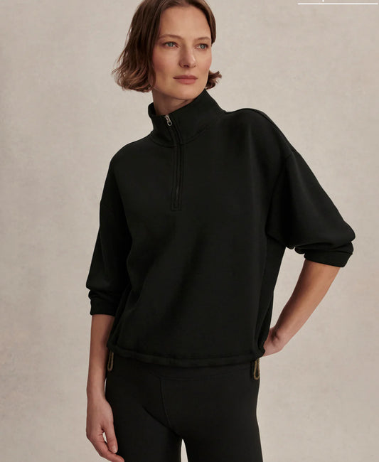 Sian Cropped Half-Zip Midlayer